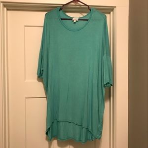 Solid Teal LuLaRoe Irma Tunic